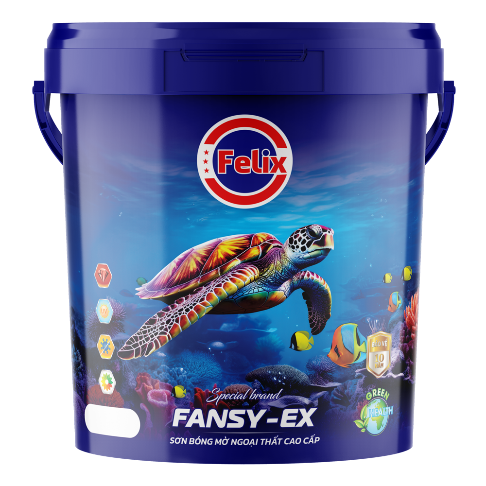 Sơn bóng mờ ngoại thất cao cấp